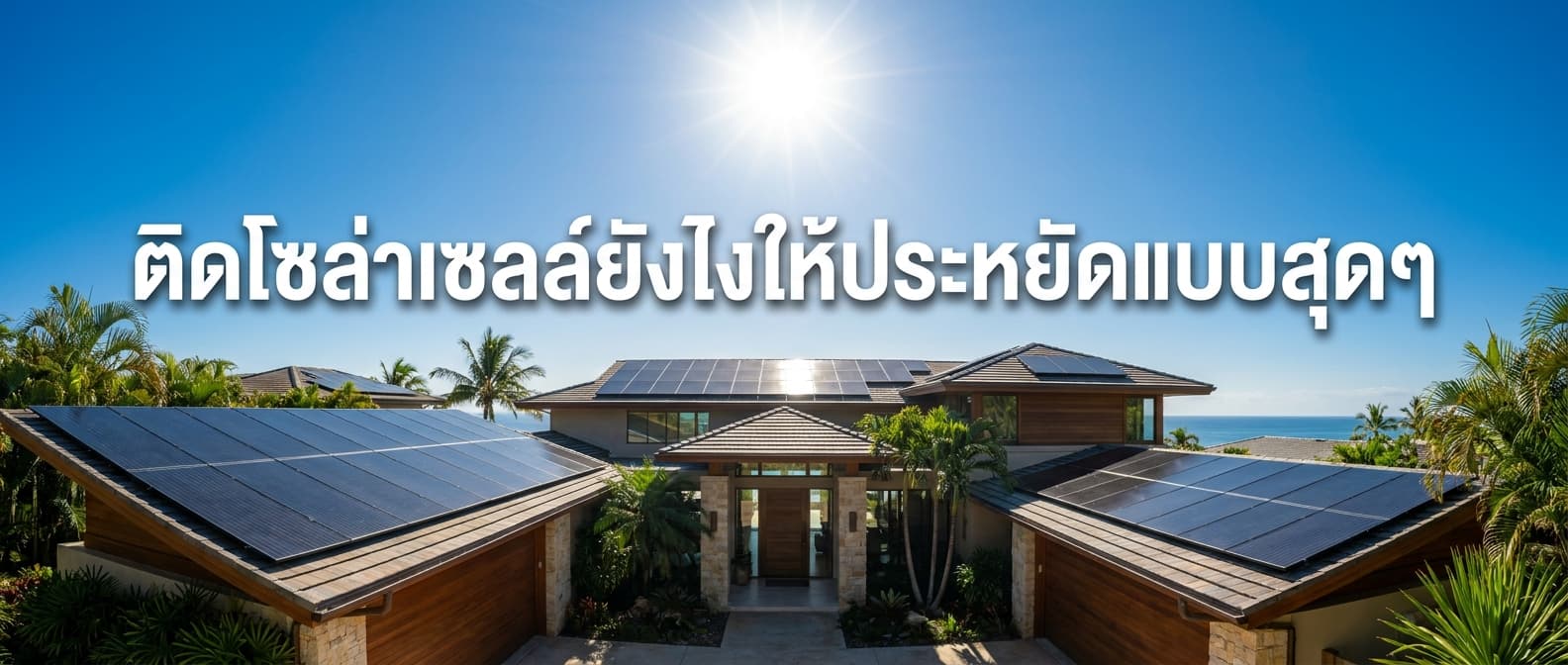 ติดโซล่าเซลล์ยังไงให้ประหยัดแบบสุดๆ พร้อมเทคนิคเลือกติดโซล่าเซลล์ให้คุ้มค่ากับ เอนีเทค